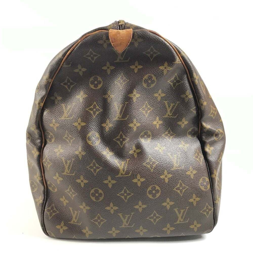 LOUIS VUITTON Brown Monogram Canvas Keepall 60 Boston Bag - Picture 3 of 16